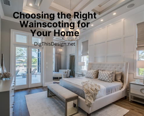 choosing the right wainscoting