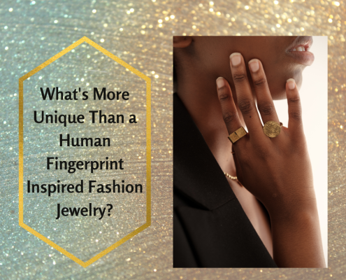 Fingerprint jewelry is a unique fashion statement to compliment any outfit.