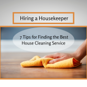 7 Tips for Finding the Best House Cleaning Service