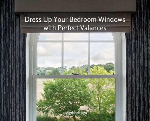 Dress Up Your Bedroom Windows with Perfect Valances