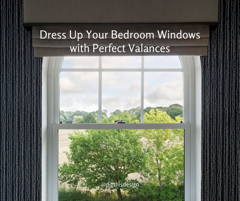 Dress Up Your Bedroom Windows with Perfect Valances