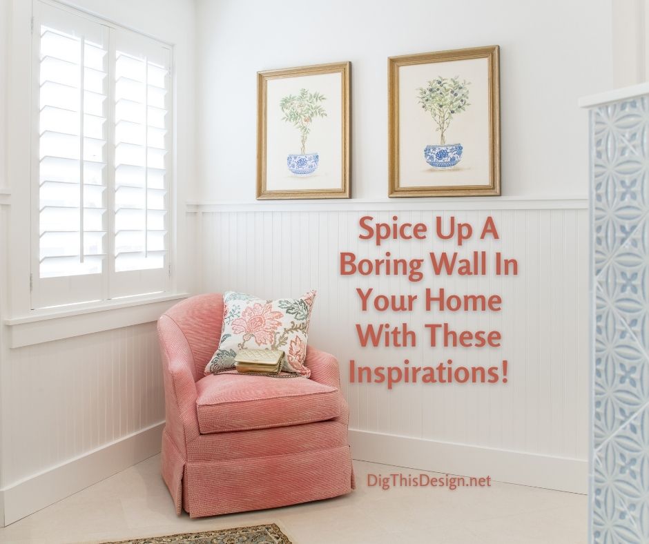 Spice Up A Boring Wall - Bathroom wall art