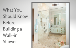 What You Should Know Before Building a Walk-in Shower