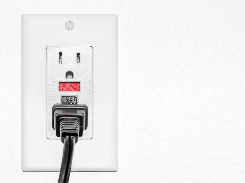 6 Home Electrical Problems of Concern to Keep Your Home Safe - GFCI Bathroom Outlet