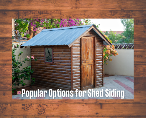 Popular Options for Shed Siding