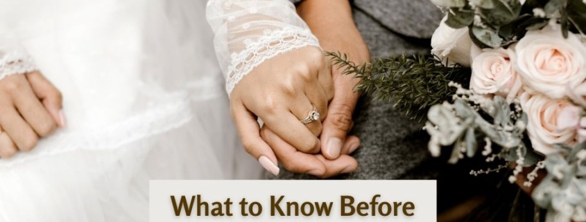 What to Know Before You Say I Do