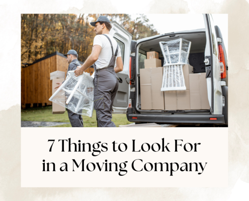 7 Things to Look for in a Moving Company