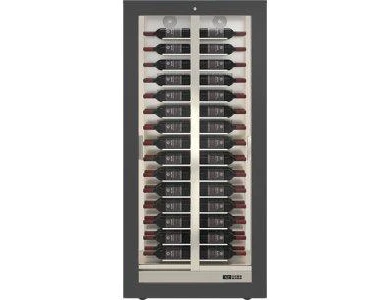 Wine refrigerator storage at home.