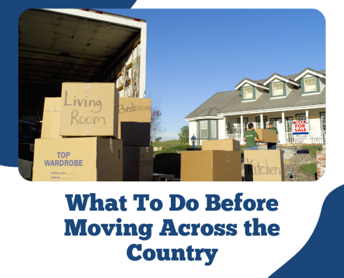 What To Do Before Moving Across the Country