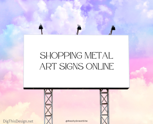 Shopping Metal art signs online