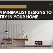 4 Minimalistic Designs to Try in Your Home