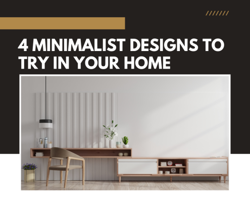 4 Minimalistic Designs to Try in Your Home