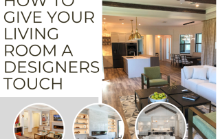 How to give your living room a designers touch