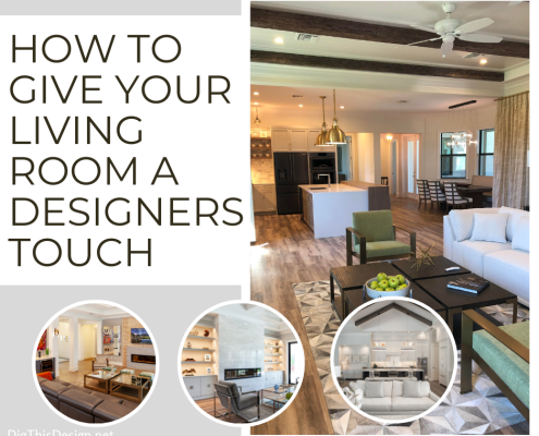 How to give your living room a designers touch