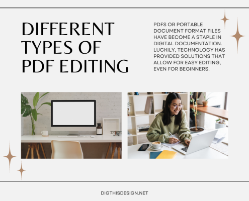 Different Types of PDF Editing