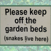Humorous Garden Signs