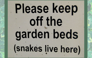 Humorous Garden Signs