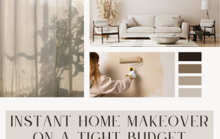 Instant Home Makeover on a Tight Budget