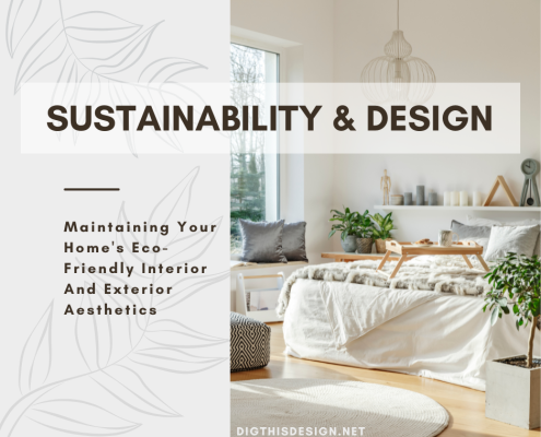 Sustainable Design promotes an eco-friendly interior