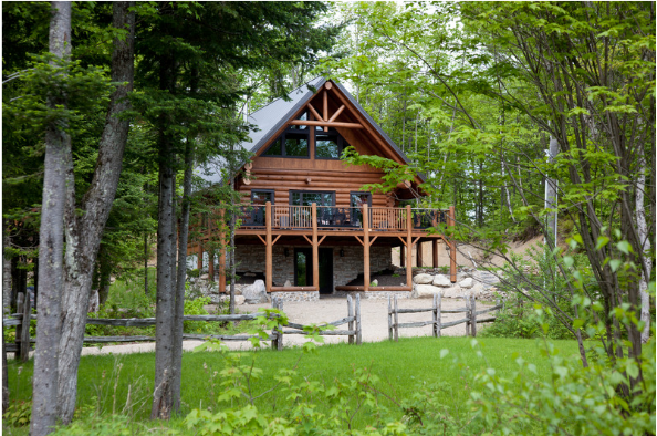 Rural Log Cabin