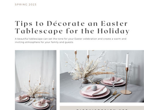 Tips to Décorate an Easter Tablescape for the Holiday