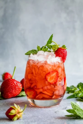 Clean Drink Berry Mojito Mocktail