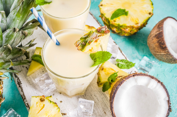 Clean Drink Pineapple Coconut Cocktail