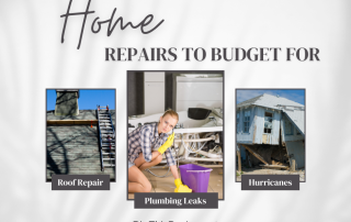 home repairs to budget for