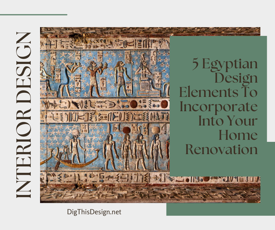 Bringing Elements of Egyptian Design