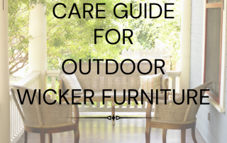 Care Guide for Outdoor Wicker Furniture