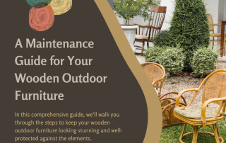 How to Care for Wooden Outdoor Furniture Guide