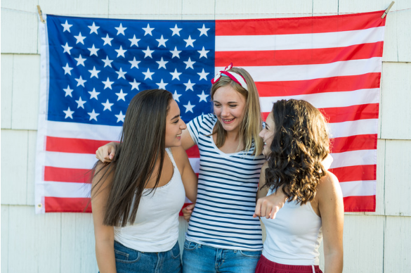 5 Woman's Patriotic T-Shirt's