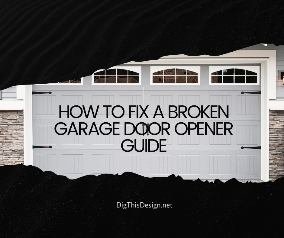 How to fix a garage door opener
