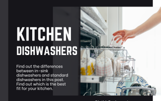 Differences between standard dishwashers and in-sink dishwashers