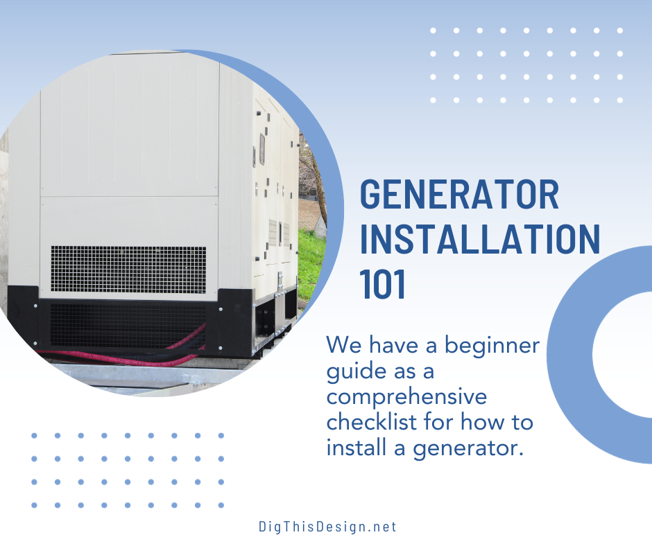 Generator installation 101