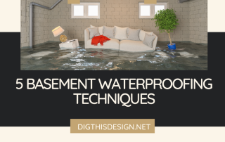 Basement waterproofing techniques