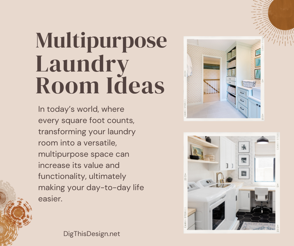 Multipurpose Laundry Room